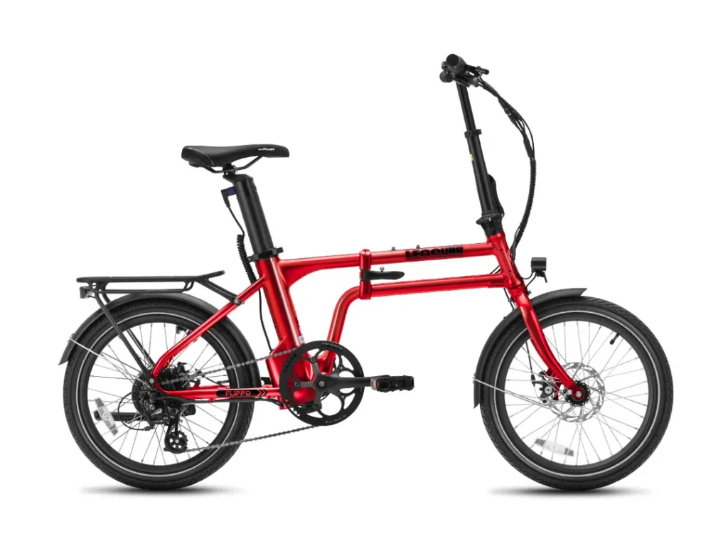 Say Goodbye to Frequent Charging with the Leoguar Flippo Long-Range E-Bike 85 Flippo Burgundy1