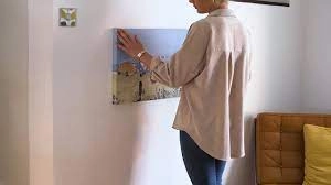 canvas on the wall without nails canvas on the wall without nails