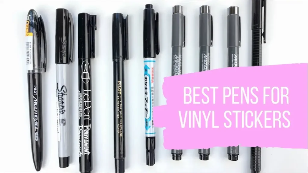 Pen for Holographic Sticker Typography