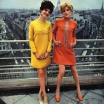 Women in 1960s fashion clothing.