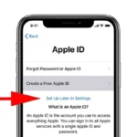 iPhone with/without Apple ID