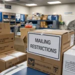 air force tech school mailing restrictions