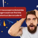 errordomain=nscocoaerrordomain&errormessage=could not find the specified shortcut.&errorcode=4