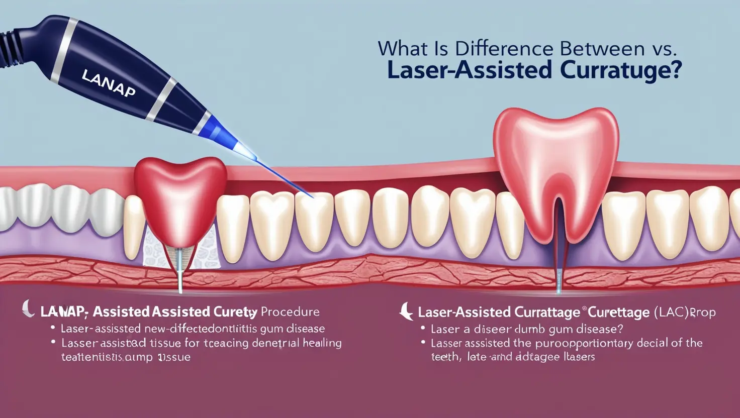 whats the difference between lanap and assisted courage