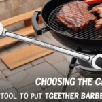 what size crevice tool to put together barbecue grill