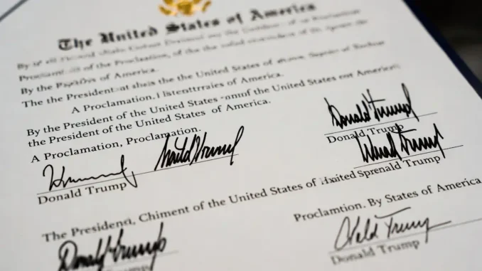 justice department replaced identical trump signatures on recent pardons