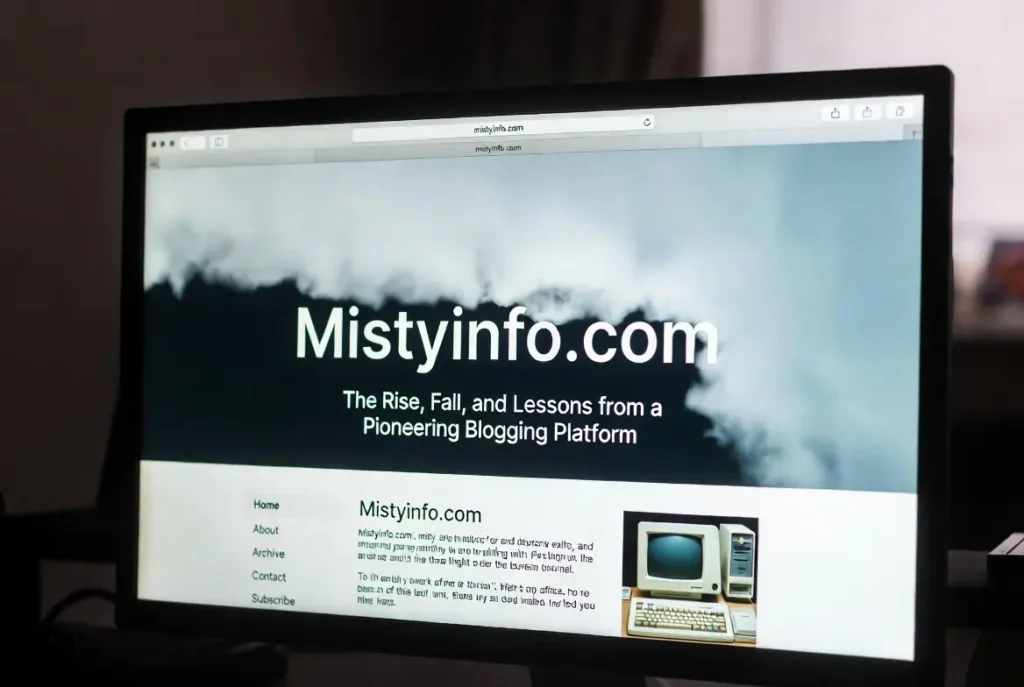 Mistyinfo.com: The Rise, Fall, and Lessons from a Pioneering Blogging Platform 89 mistyinfo.com