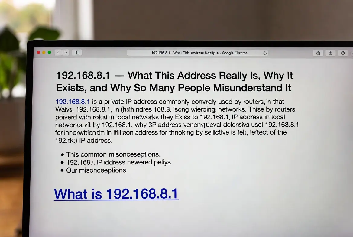 192.168 8.1