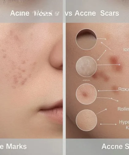 Acne Marks vs Acne Scars