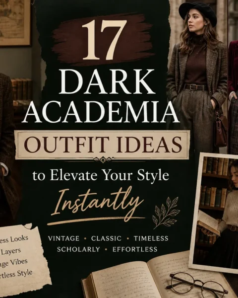 17 Dark Academia Outfit Ideas to Elevate Your Style Instantly