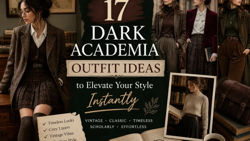 17 Dark Academia Outfit Ideas to Elevate Your Style Instantly