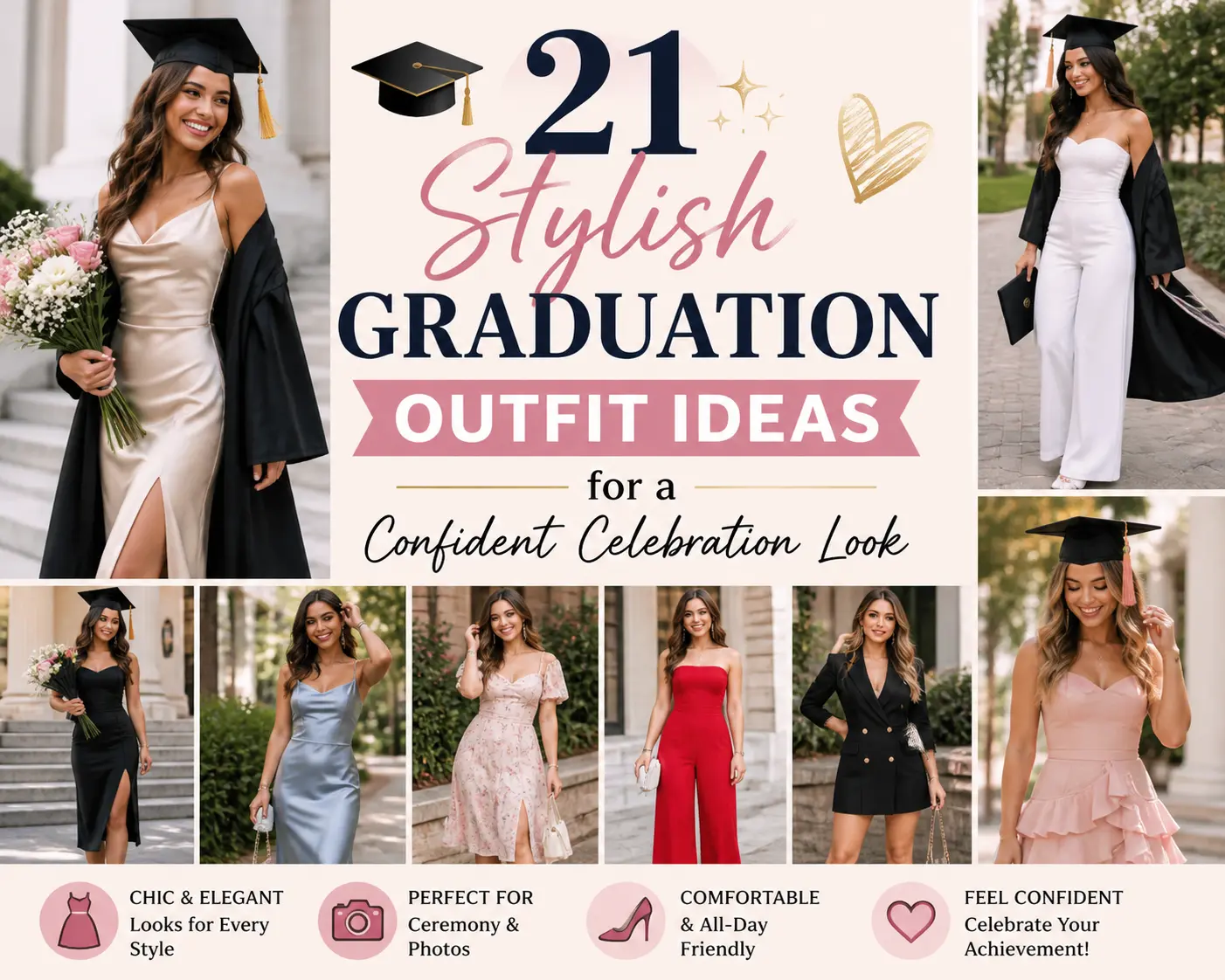 21 Stylish Graduation Outfit Ideas for a Confident Celebration Look