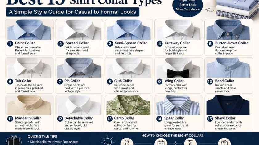 Best 15 Shirt Collar Types: A Simple Style Guide for Casual
