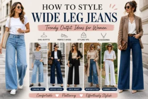 How to Style Wide Leg Jeans