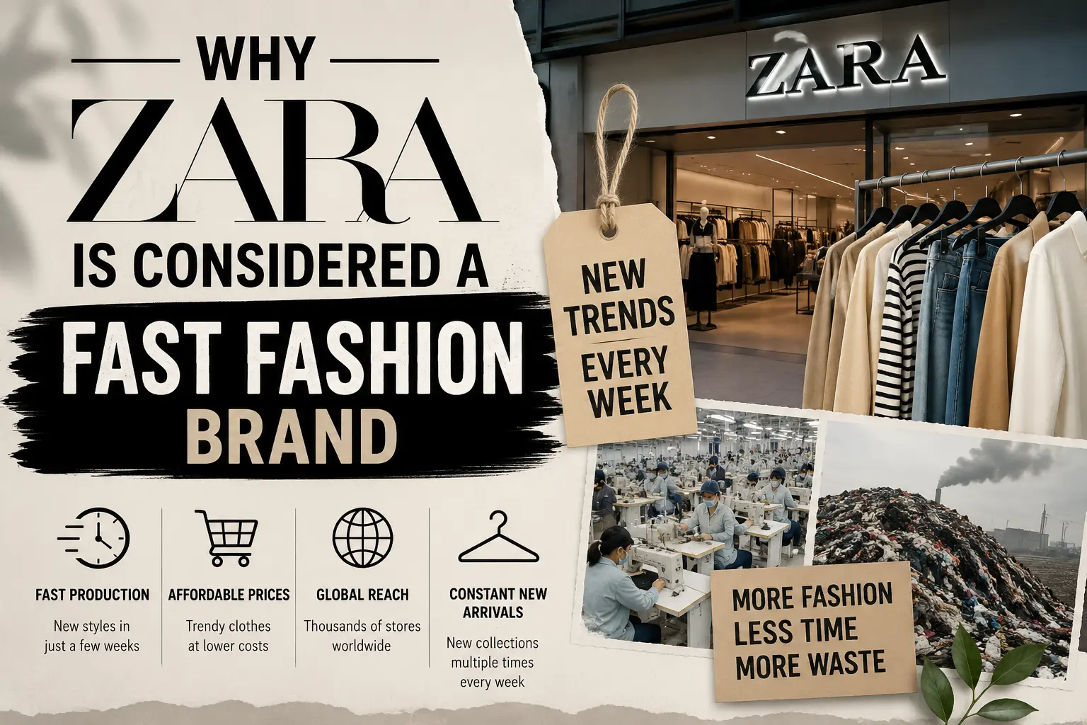 Why Zara Is Considered a Fast Fashion Brand