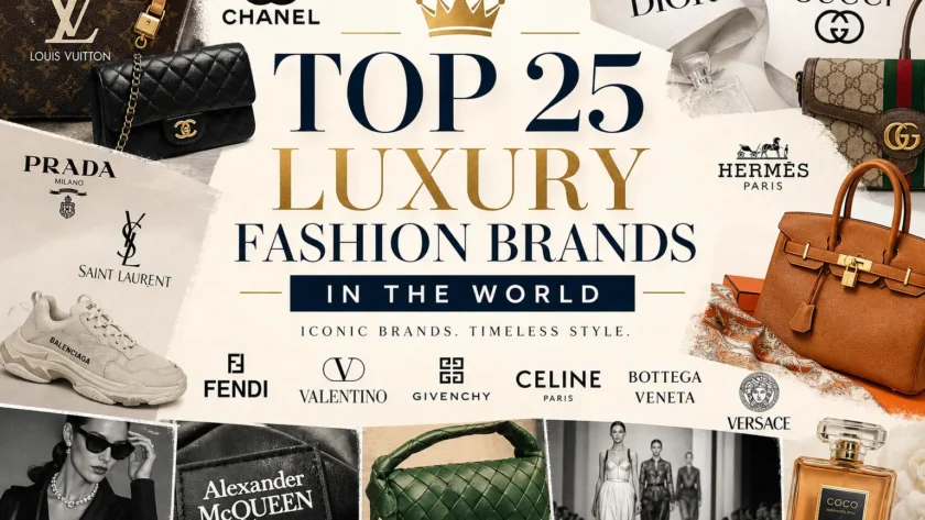 Top 25 Luxury Fashion Brands in the World