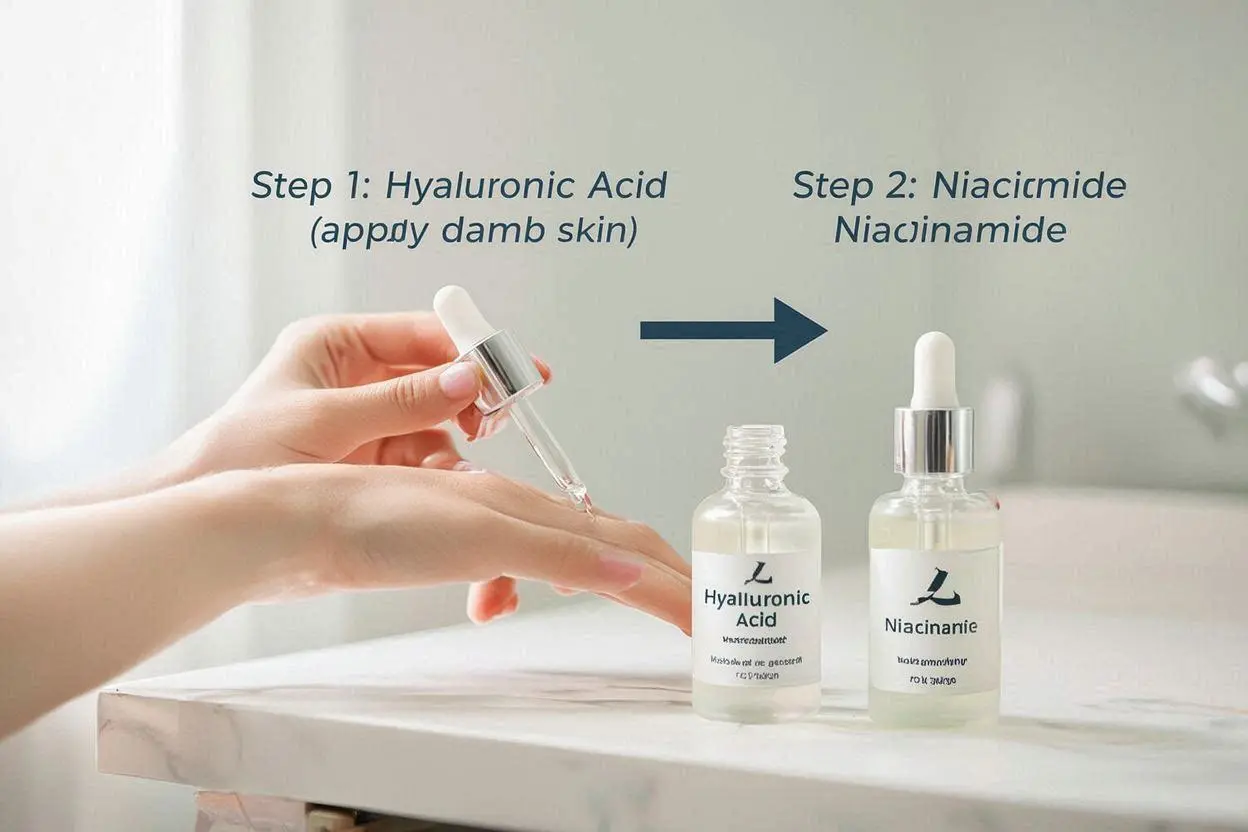 Which Goes First: Niacinamide or Hyaluronic Acid?