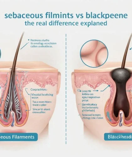 Sebaceous Filaments vs Blackheads