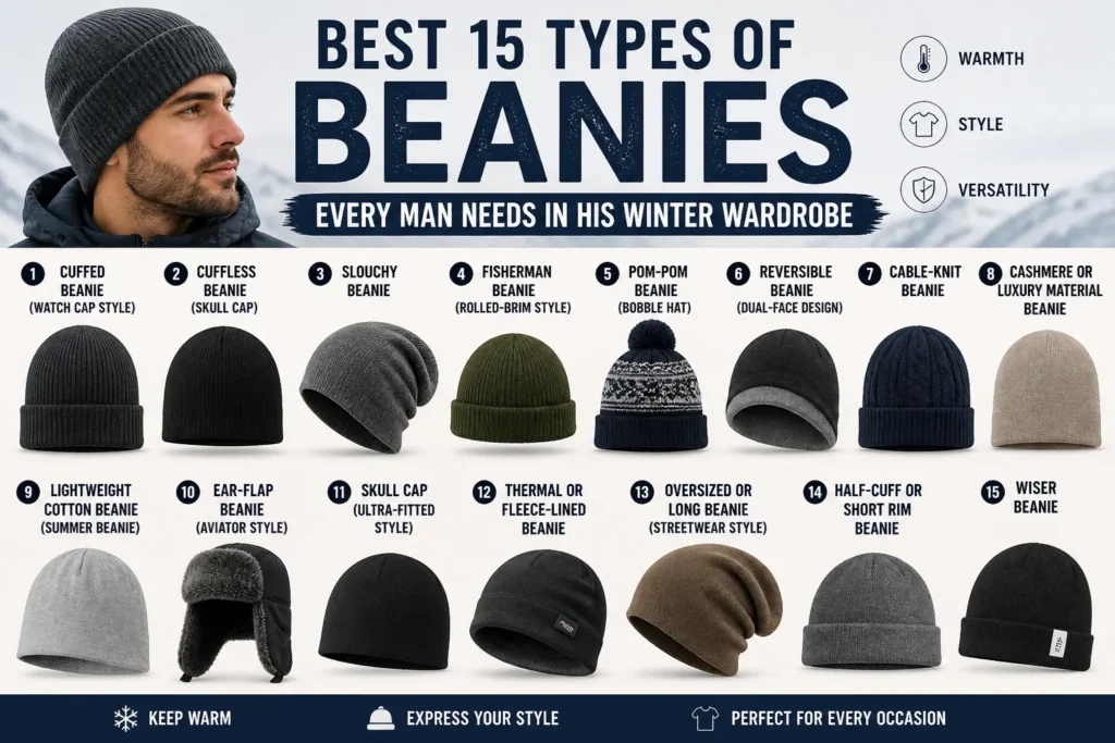 Best 15 Types of Beanies Every Man Needs in His Winter Wardrobe 90 Best 15 Types of Beanies Every Man Needs in His Winter Wardrobe