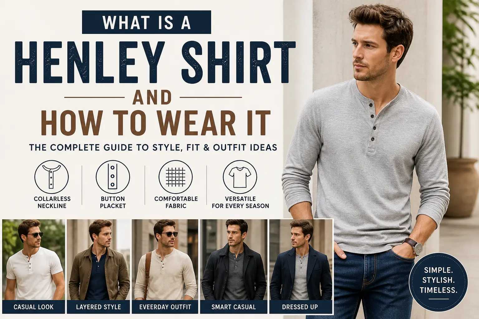 What Is a Henley Shirt and How to Wear It