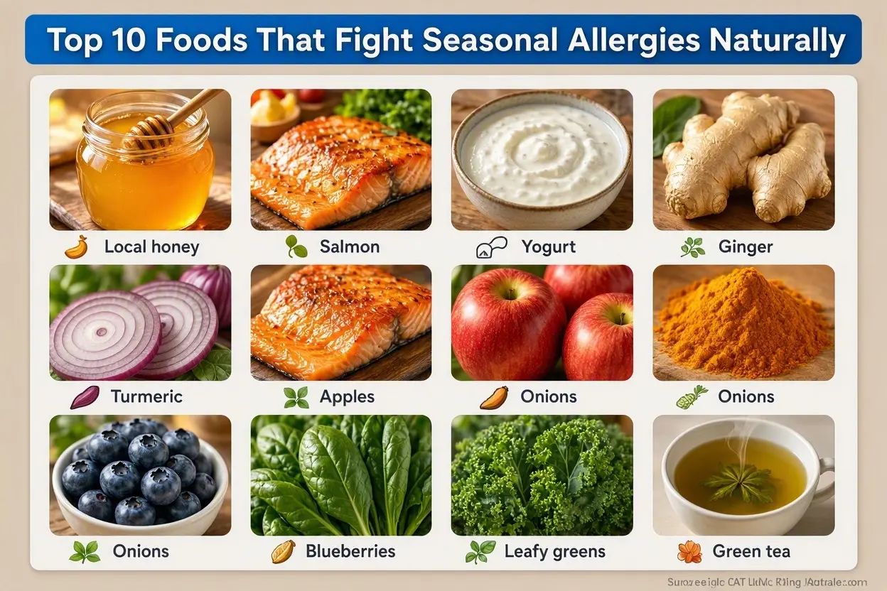 Top 10 Foods That Fight Seasonal Allergies Naturally