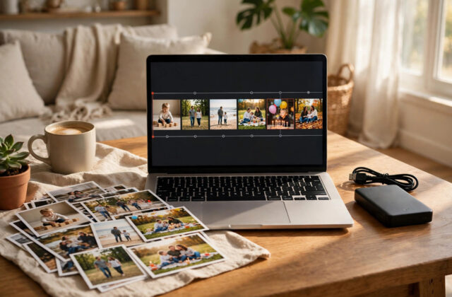 How Do I Combine Family Photo Collections From Several Accounts Into One Library?