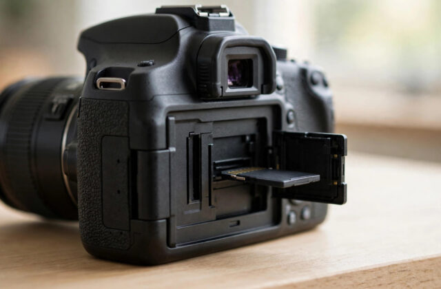 How do I fix a Canon camera showing "Err 02: cannot access memory card"?