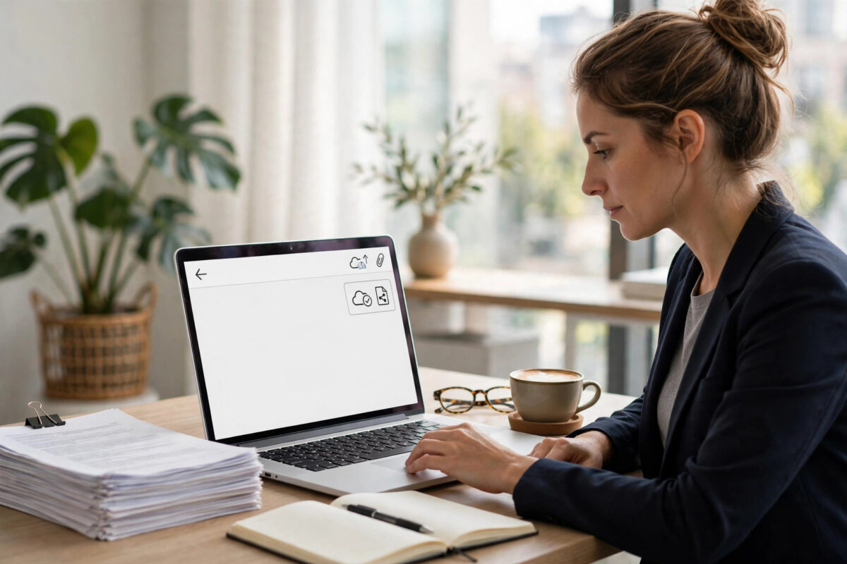 How do I send a file that is too big for email using a cloud link?