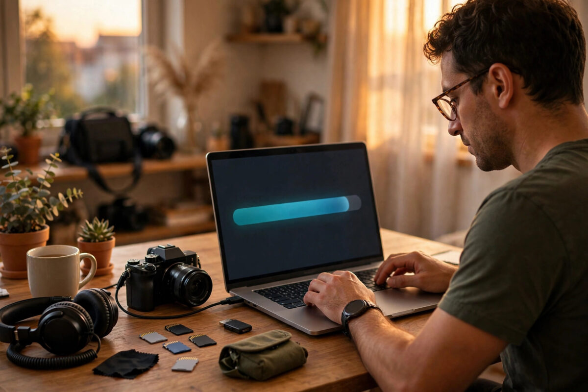 How do I share a large video file through the cloud without losing quality?
