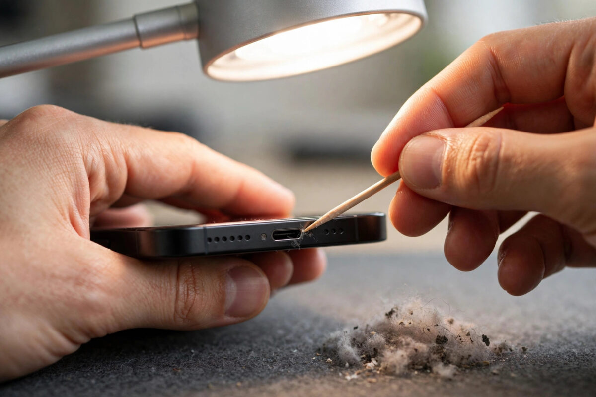 How to Clean Your iPhone Charging Port Safely 1 How to Clean Your iPhone Charging Port Safely
