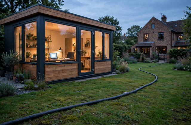 How to Extend Broadband to a Garden Office or Shed