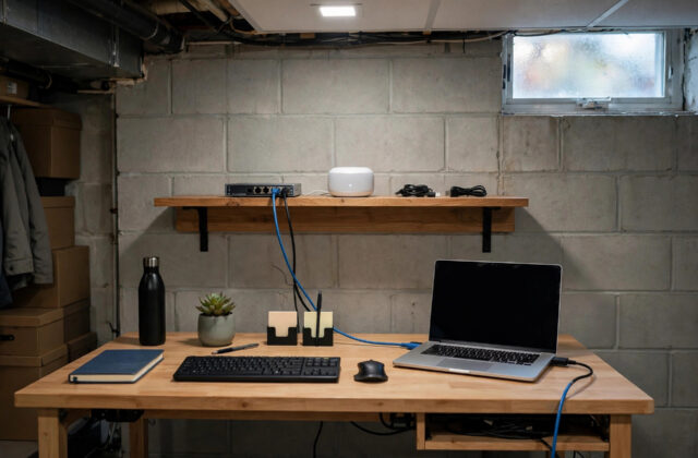 How to Improve Internet Speed in a Basement Office