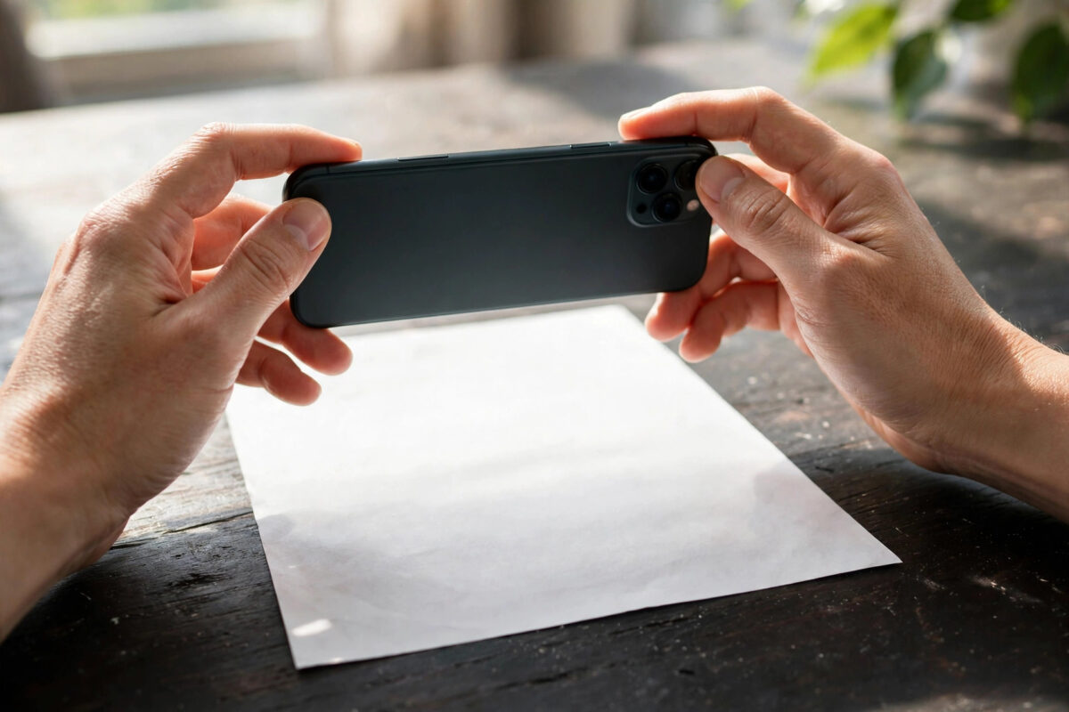 How to Scan Documents With Your Phone Camera