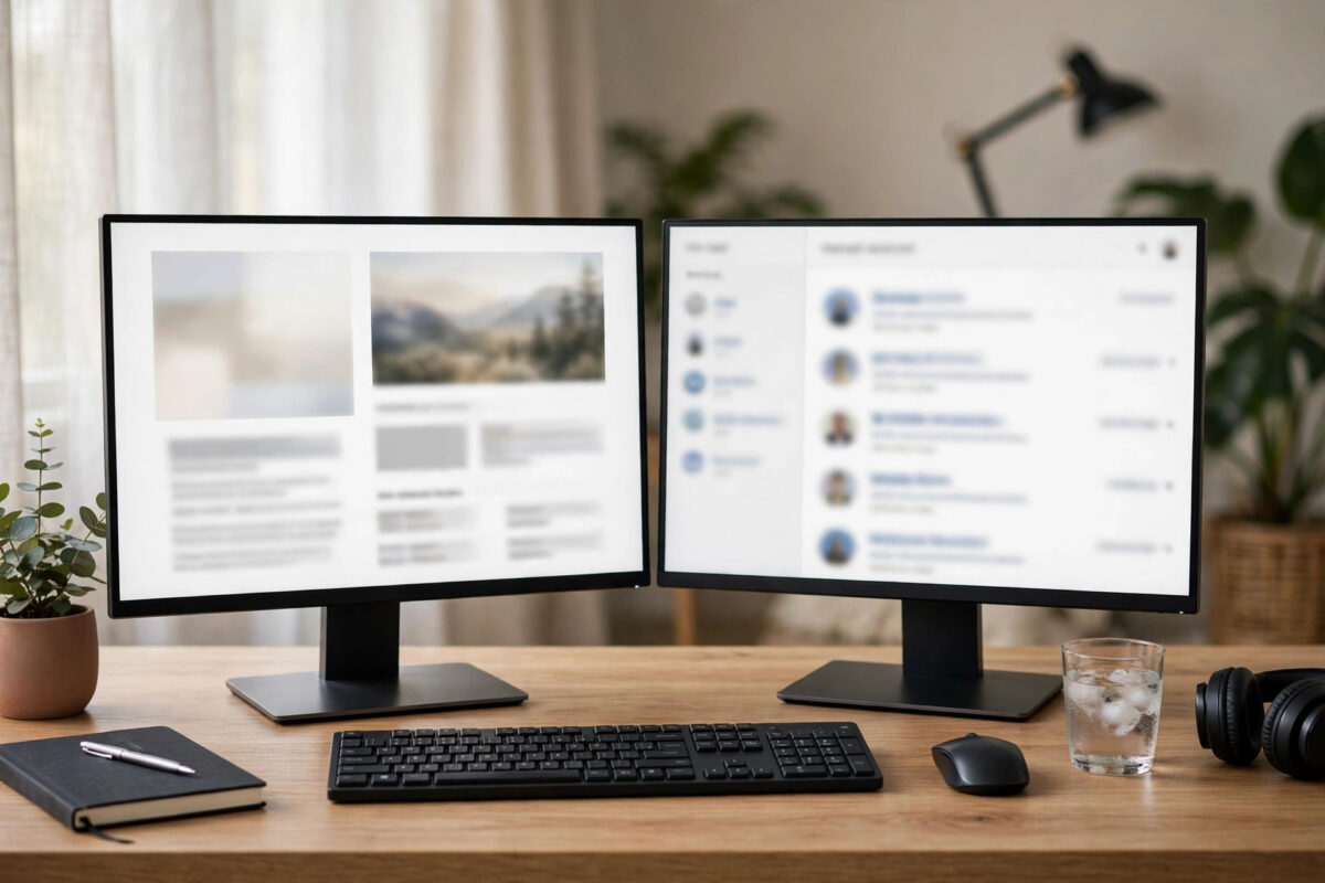 How to Use Two Monitors With Different Apps Efficiently