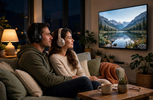 Watch TV With Two Bluetooth Headphones at the Same Time
