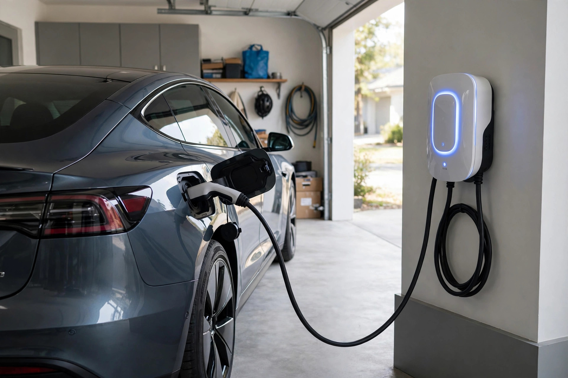 EV Ladestation: Kann man E-Autos an einer Starkstromsteckdose laden?