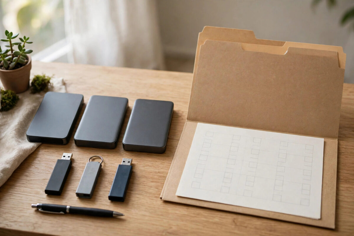 How to Create a One-Page Printed Inventory of All Your Backups