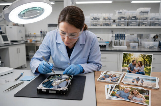Professional Lab Recovery vs DIY: How to Decide for Family Photos